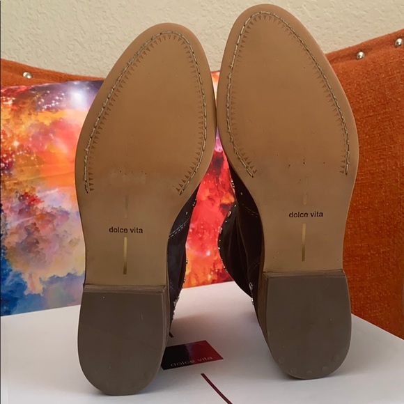 Dolce Vita Gray Suede Booties (Tobin) - Picture 6 of 6